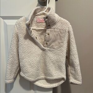Pink Lily Kids Cream Sherpa Pullover
